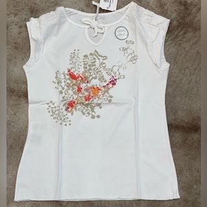 NWT Girl’s GMS Made In Argentina 100% Cotton Shirt Size 14